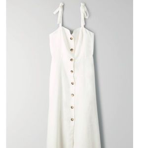 Aritzia Wilfred Rosalie Dress - Cream / Off-White